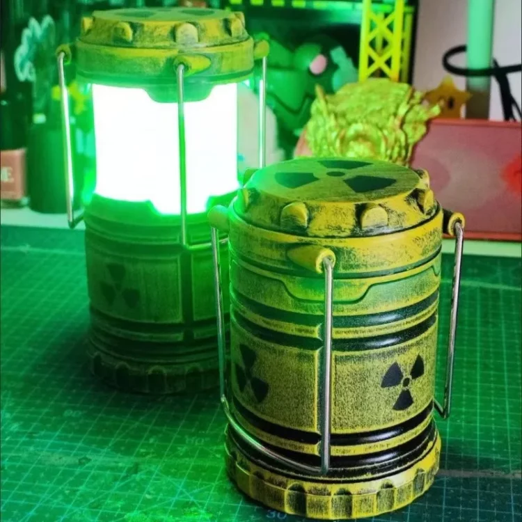 Novelty Lighting Miniature Lantern Simulation Illuminator Miniatures Green Led Light Halloween Toy Friend Gift