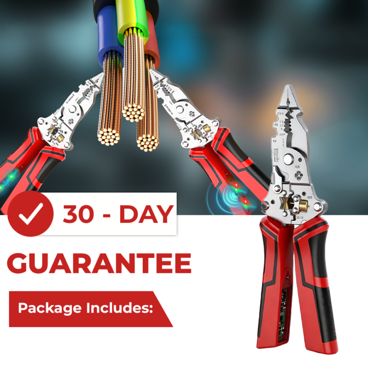 6-in-1 Wire Stripper & Twister Pliers with Voltage Tester