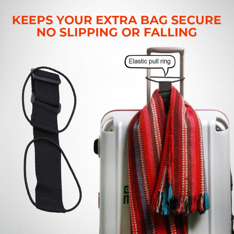 Adjustable Luggage Strap Bungee for Suitcase Handle alt=