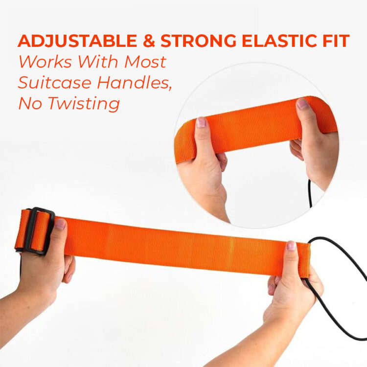 Adjustable Luggage Strap Bungee for Suitcase Handle alt=
