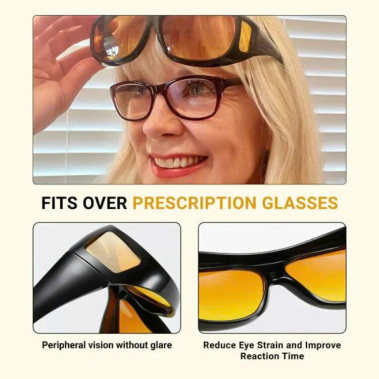 Night Vision Driving Glasses (Buy 2 Get 1 Free) alt=