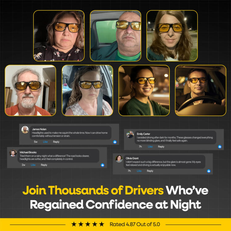 Night Vision Driving Glasses (Buy 2 Get 1 Free) alt=